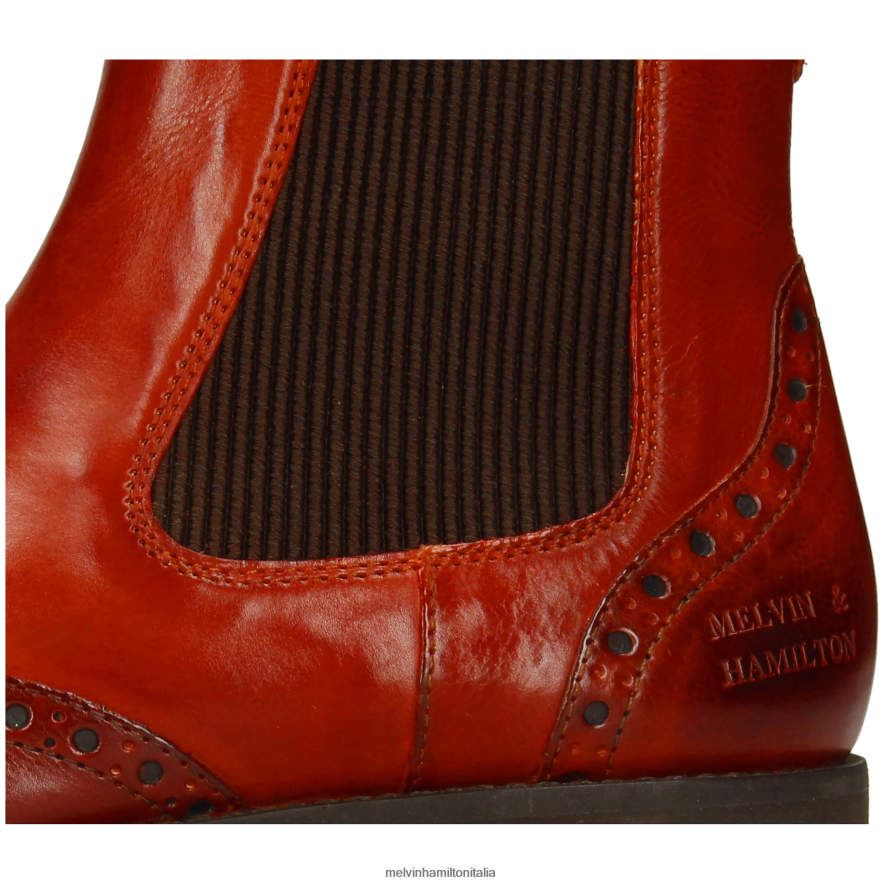 esso Melvin & Hamilton donne giada 8 marrone stivaletti L80P2P799