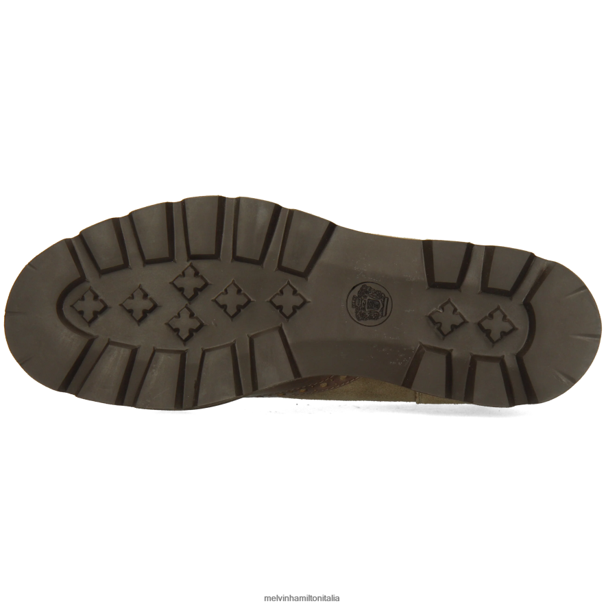 esso Melvin & Hamilton donne giada 8 marrone stivaletti L80P2P809