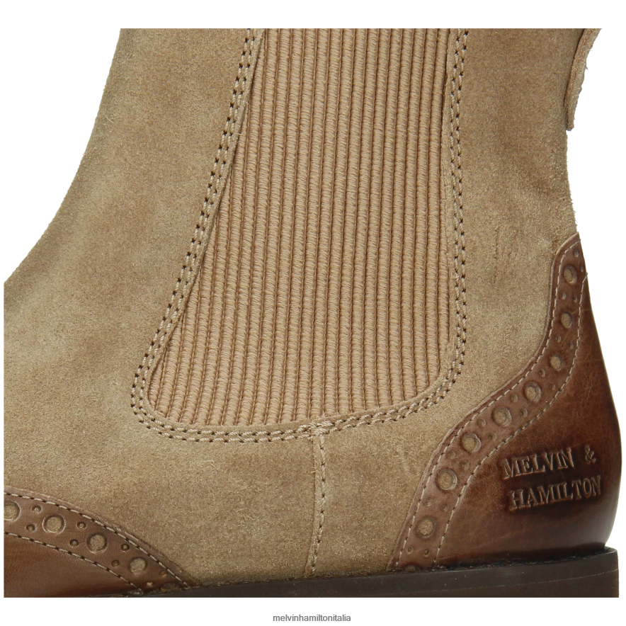 esso Melvin & Hamilton donne giada 8 marrone stivaletti L80P2P809