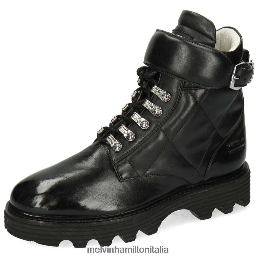 esso Melvin & Hamilton donne leonie 11 nero stivaletti L80P2P1063