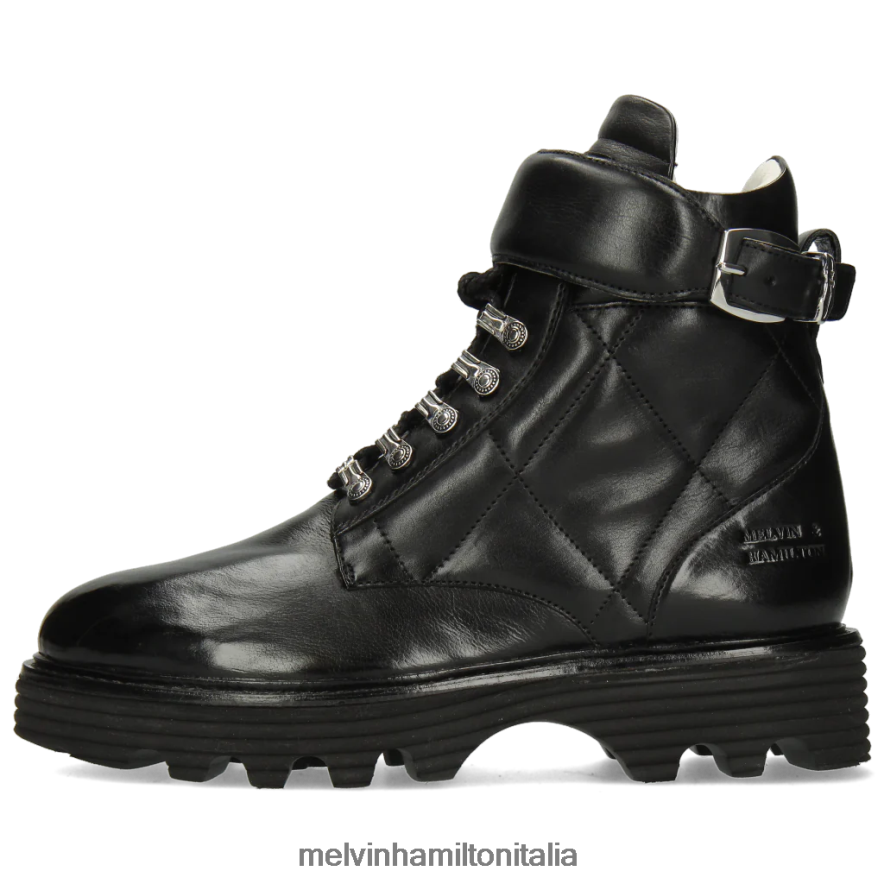 esso Melvin & Hamilton donne leonie 11 nero stivaletti L80P2P1063