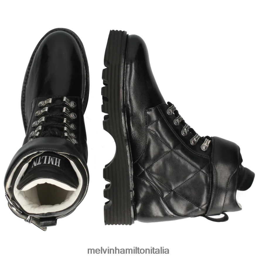 esso Melvin & Hamilton donne leonie 11 nero stivaletti L80P2P1063