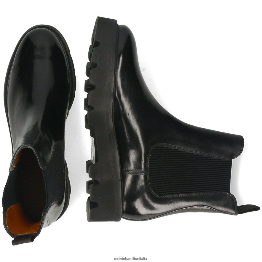 esso Melvin & Hamilton donne leonie 5 nero stivaletti L80P2P810