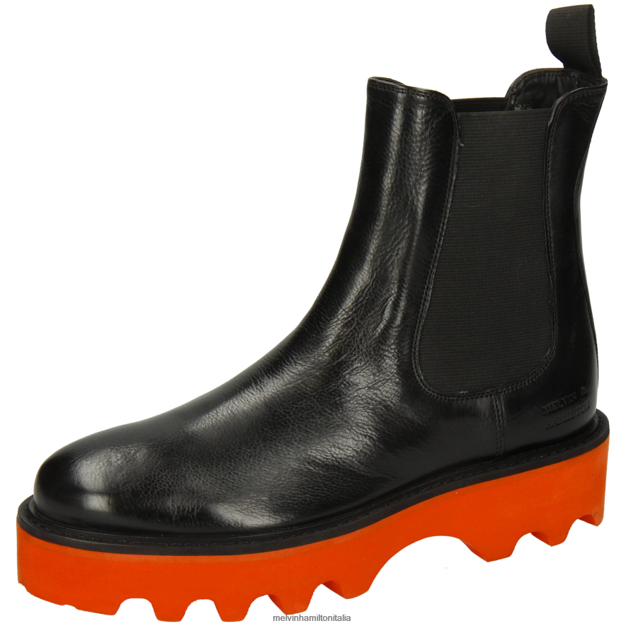 esso Melvin & Hamilton donne leonie 5 nero stivaletti L80P2P876