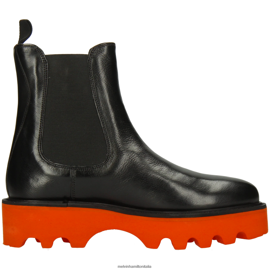 esso Melvin & Hamilton donne leonie 5 nero stivaletti L80P2P876