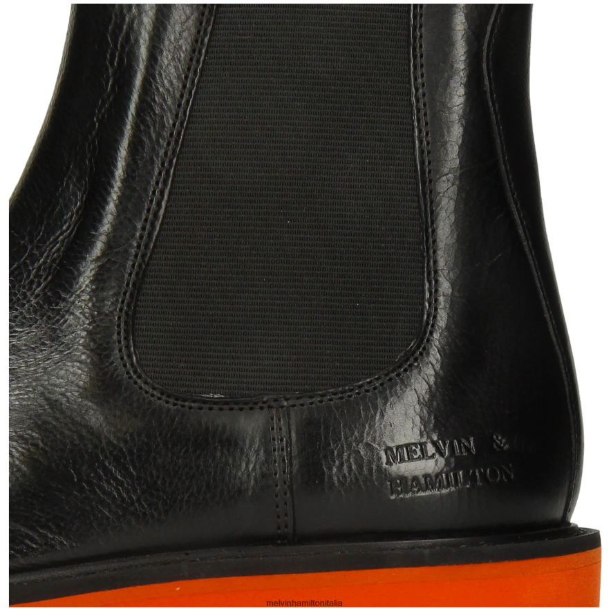 esso Melvin & Hamilton donne leonie 5 nero stivaletti L80P2P876