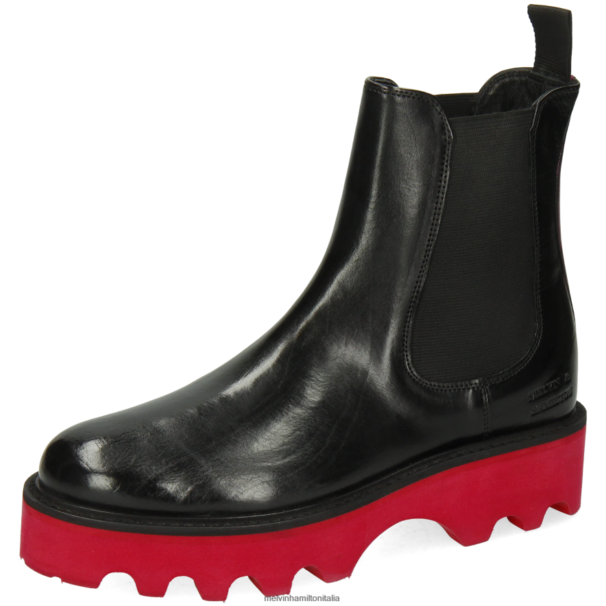 esso Melvin & Hamilton donne leonie 5 nero stivaletti L80P2P897