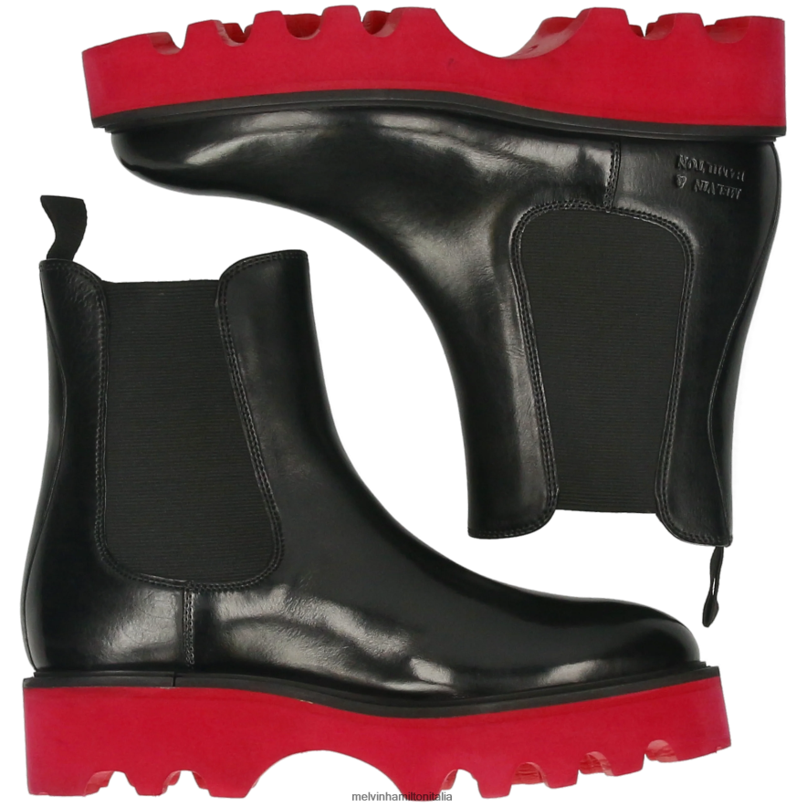 esso Melvin & Hamilton donne leonie 5 nero stivaletti L80P2P941
