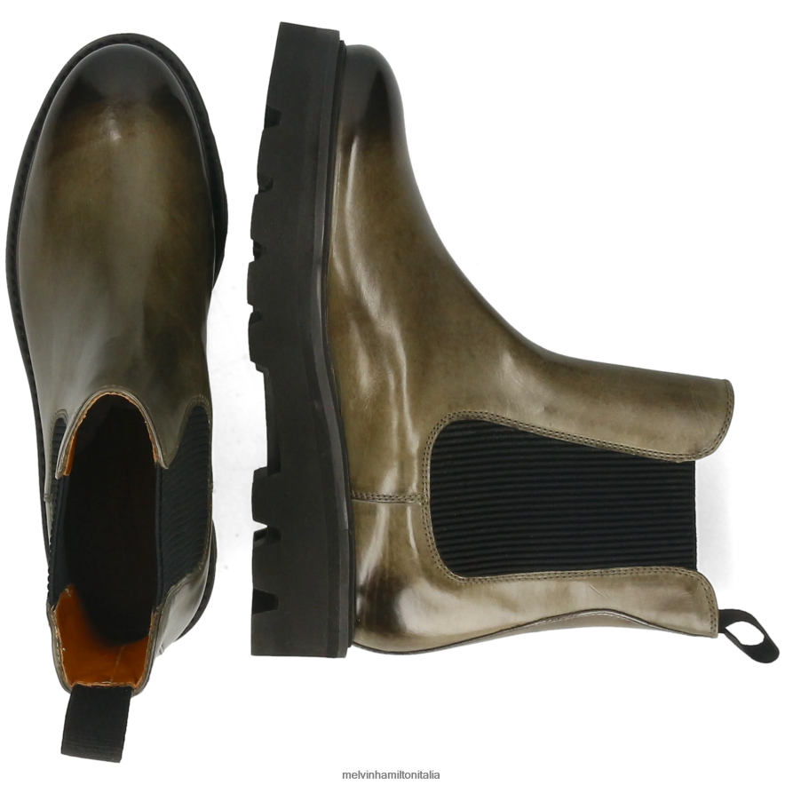 esso Melvin & Hamilton donne leonie 5 verde stivaletti L80P2P806