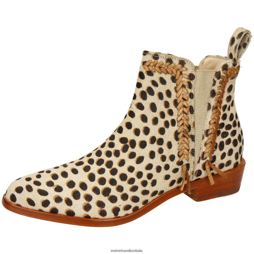 esso Melvin & Hamilton donne marlino 10 Marrone chiaro stivaletti L80P2P777