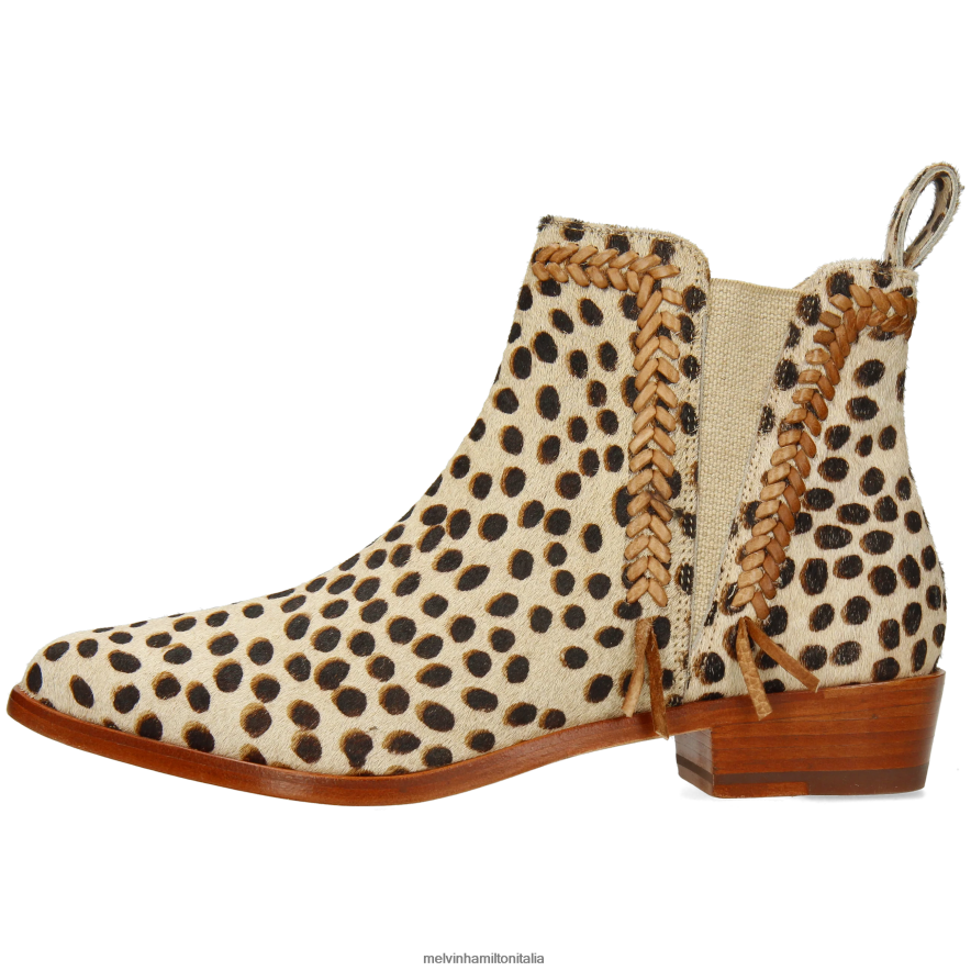 esso Melvin & Hamilton donne marlino 10 Marrone chiaro stivaletti L80P2P777