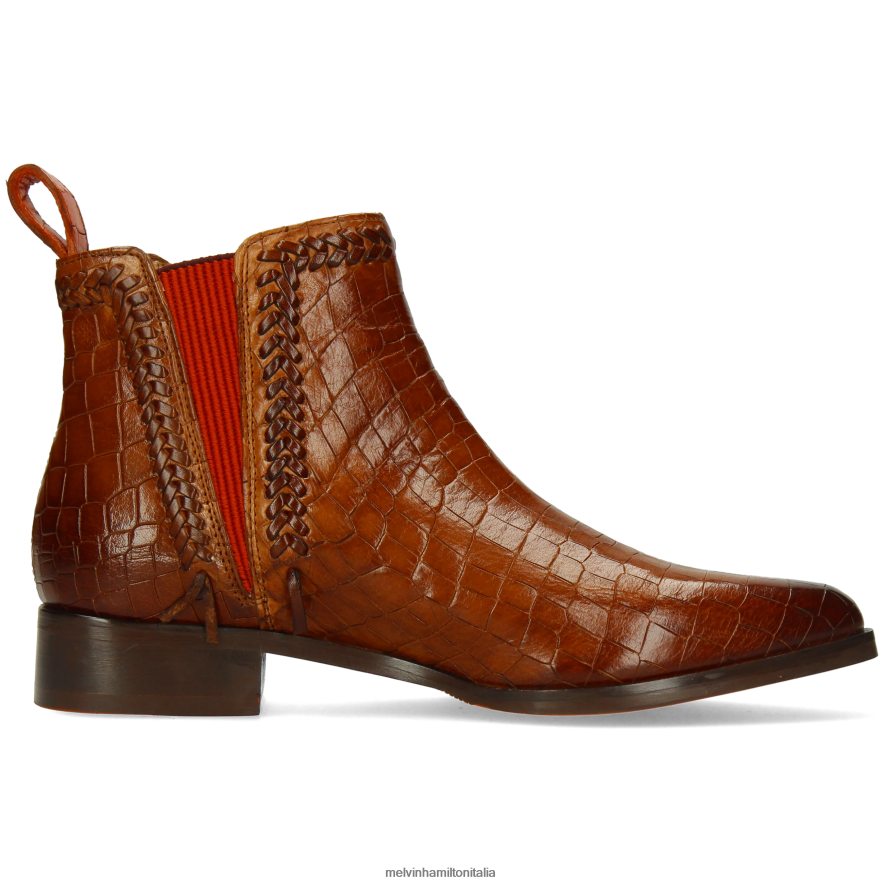 esso Melvin & Hamilton donne marlino 10 marrone stivaletti L80P2P952