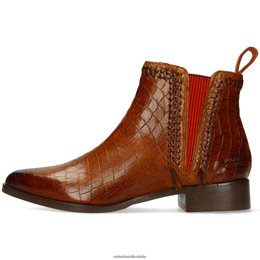 esso Melvin & Hamilton donne marlino 10 marrone stivaletti L80P2P952