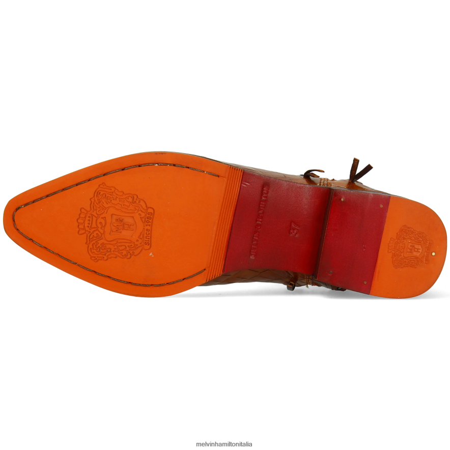 esso Melvin & Hamilton donne marlino 10 marrone stivaletti L80P2P952