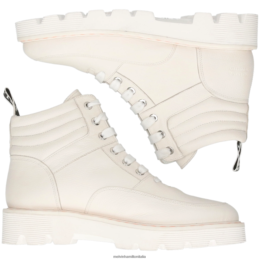 esso Melvin & Hamilton donne mega 40 bianco stivaletti L80P2P937