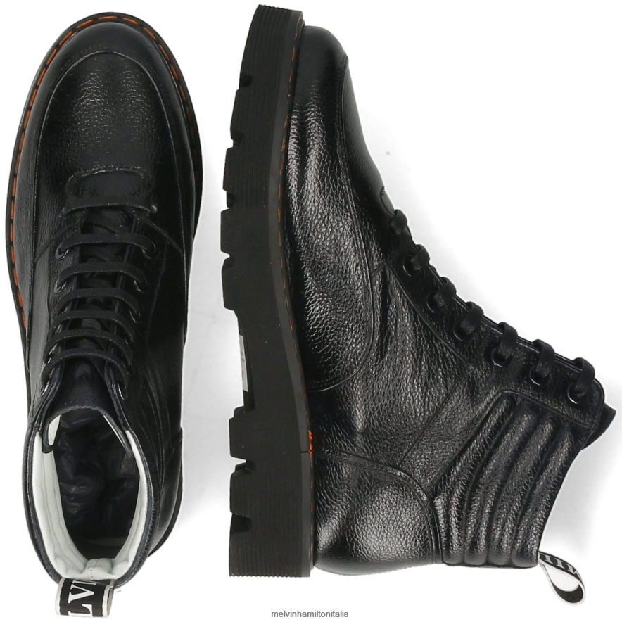 esso Melvin & Hamilton donne mega 40 nero stivaletti L80P2P925