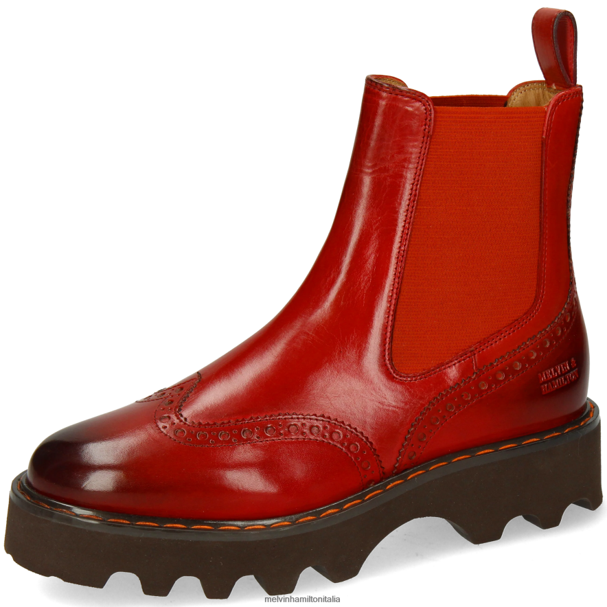 esso Melvin & Hamilton donne megan 37 arancia stivaletti L80P2P918