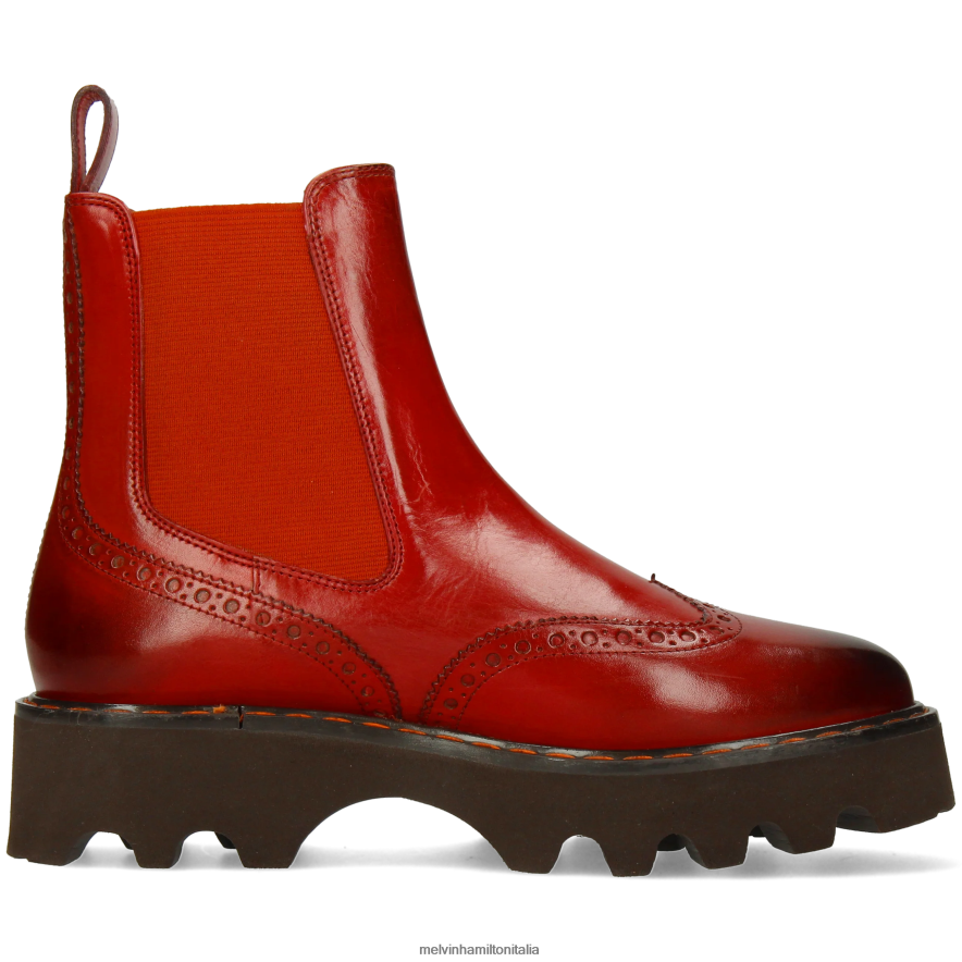 esso Melvin & Hamilton donne megan 37 arancia stivaletti L80P2P918