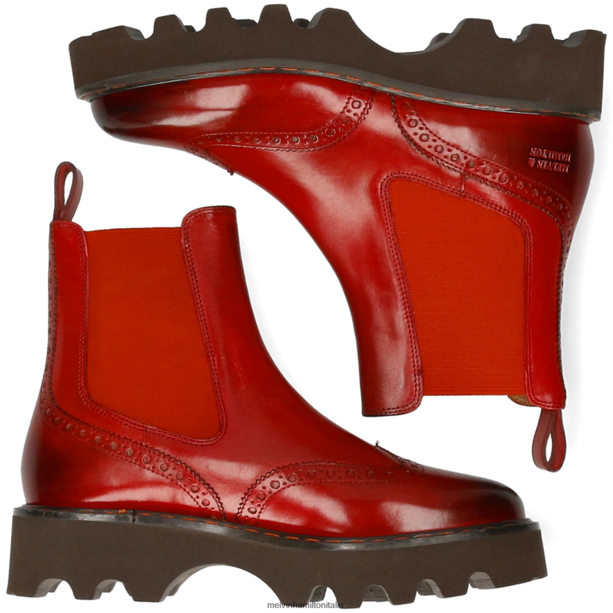 esso Melvin & Hamilton donne megan 37 arancia stivaletti L80P2P918