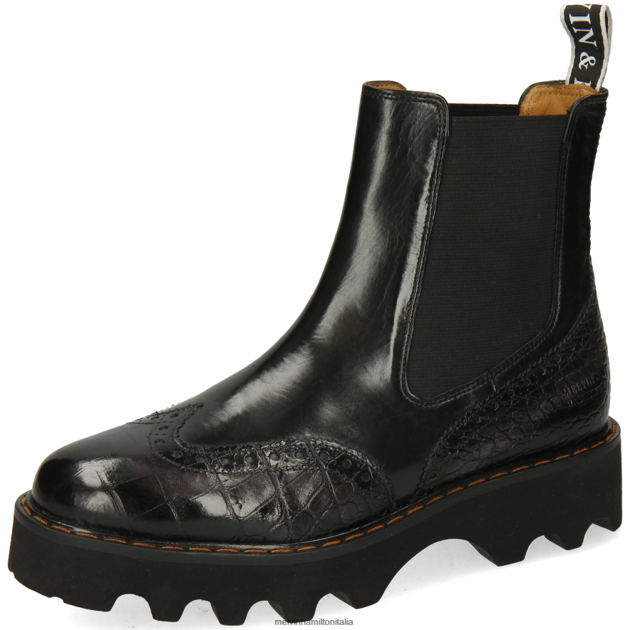 esso Melvin & Hamilton donne megan 37 nero stivaletti L80P2P911