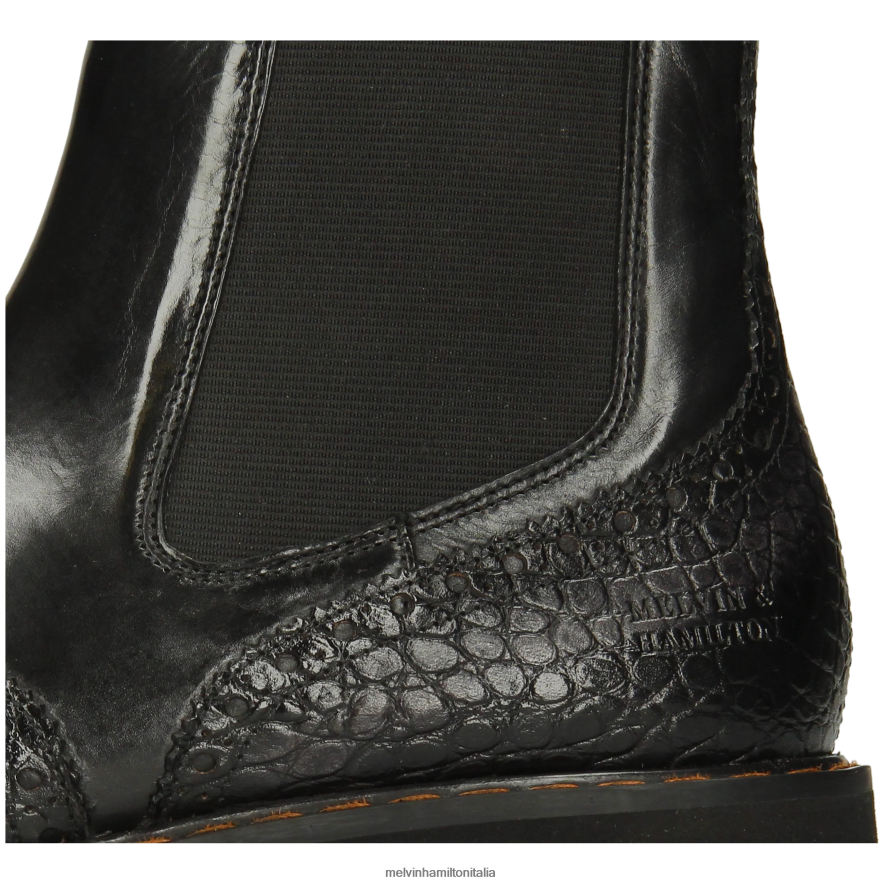 esso Melvin & Hamilton donne megan 37 nero stivaletti L80P2P911