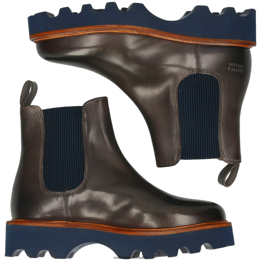 esso Melvin & Hamilton donne megan 3 grigio stivaletti L80P2P877