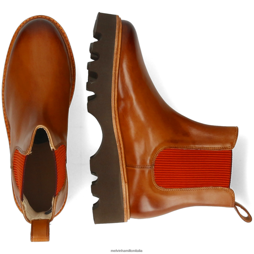 esso Melvin & Hamilton donne megan 3 marrone stivaletti L80P2P932
