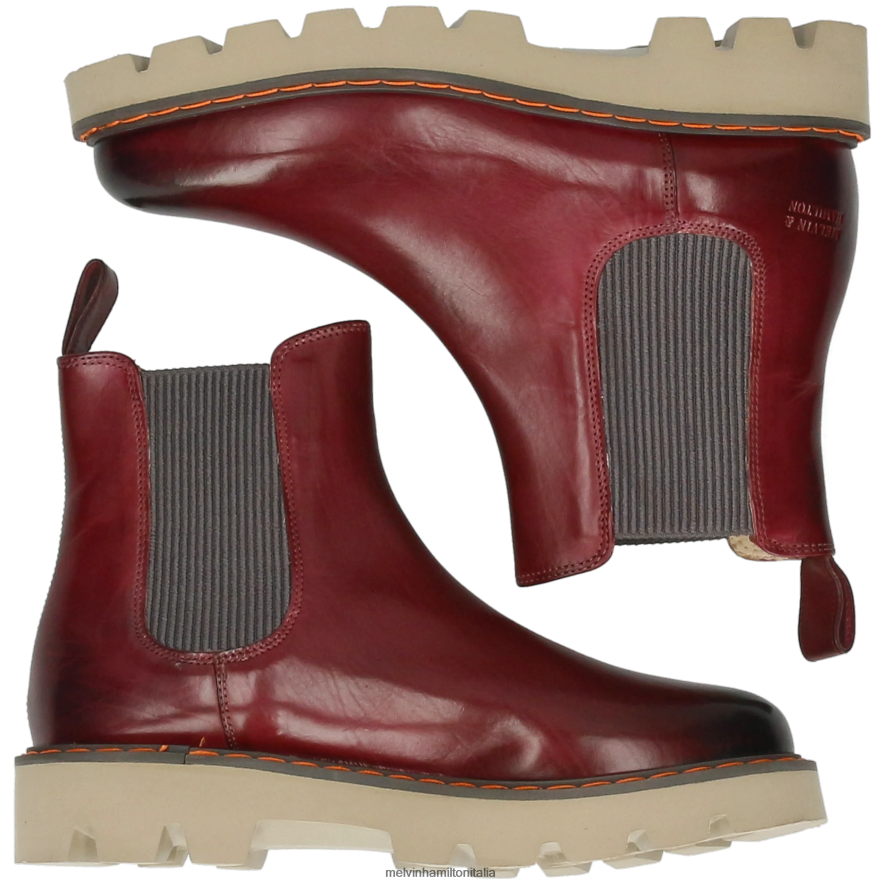 esso Melvin & Hamilton donne megan 3 viola stivaletti L80P2P958