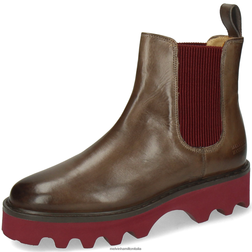 esso Melvin & Hamilton donne megan 3r grigio stivaletti L80P2P1124