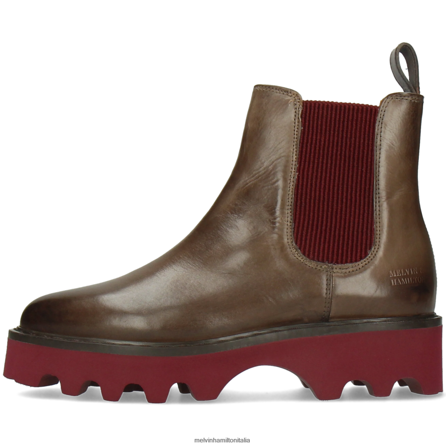 esso Melvin & Hamilton donne megan 3r grigio stivaletti L80P2P1124