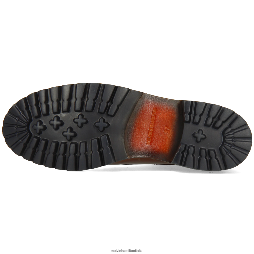 esso Melvin & Hamilton donne regina 7 marrone stivaletti L80P2P787