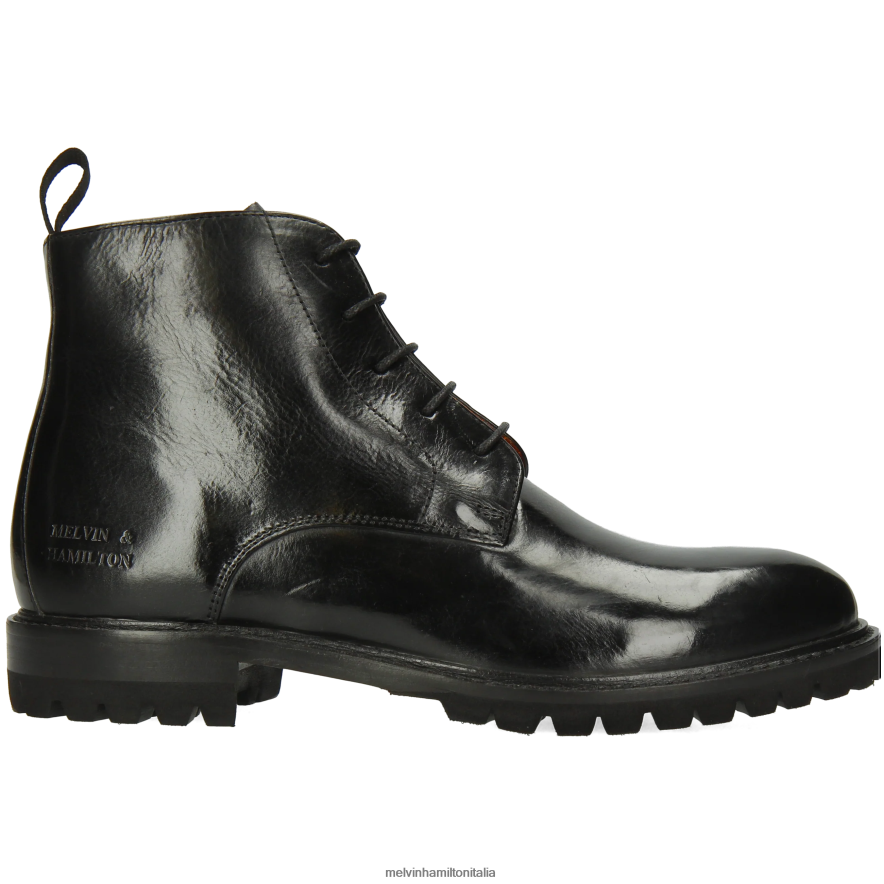 esso Melvin & Hamilton donne regina 7 nero stivaletti L80P2P792