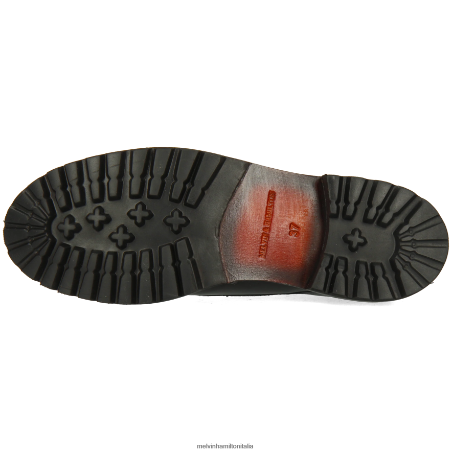 esso Melvin & Hamilton donne regina 7 nero stivaletti L80P2P792