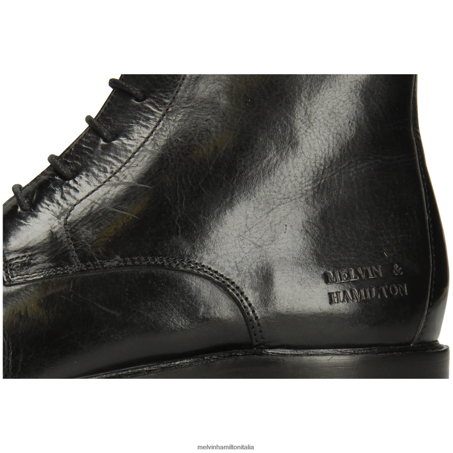 esso Melvin & Hamilton donne regina 7 nero stivaletti L80P2P792