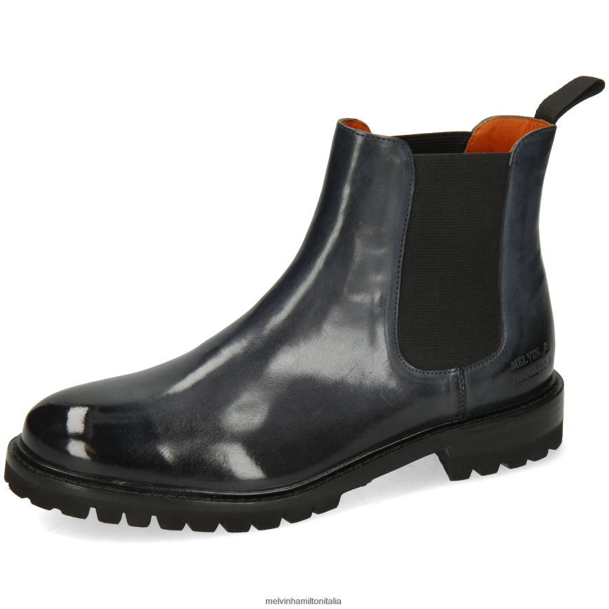 esso Melvin & Hamilton donne regina 8 blu stivaletti L80P2P903