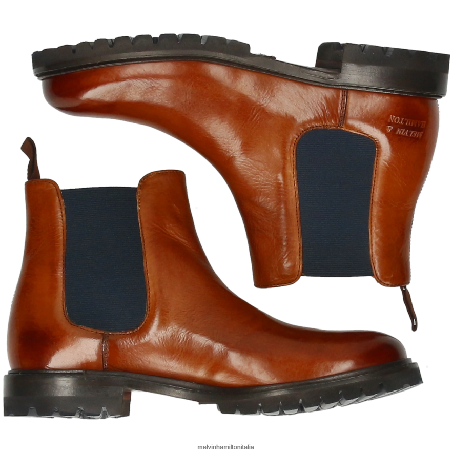 esso Melvin & Hamilton donne regina 8 marrone stivaletti L80P2P823