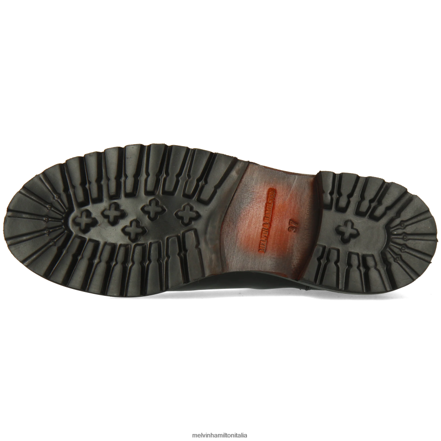 esso Melvin & Hamilton donne regina 8 nero stivaletti L80P2P828