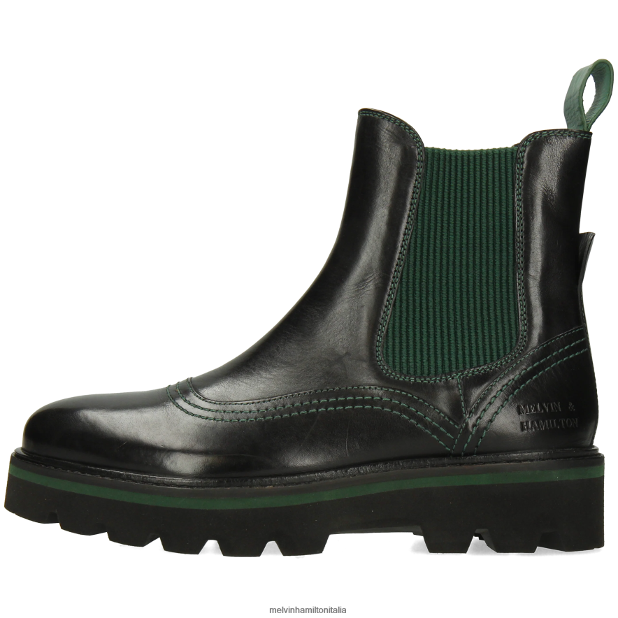 esso Melvin & Hamilton donne sibilla 33 nero stivaletti L80P2P785