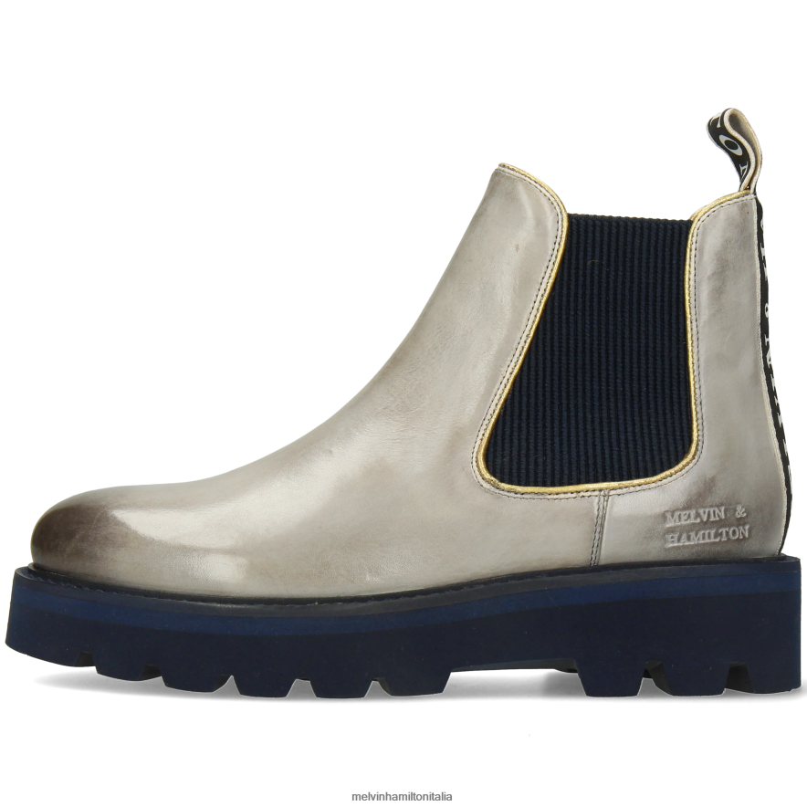 esso Melvin & Hamilton donne sibilla 6 grigio stivaletti L80P2P827