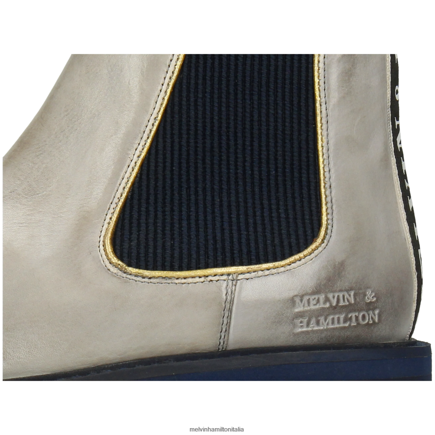 esso Melvin & Hamilton donne sibilla 6 grigio stivaletti L80P2P827