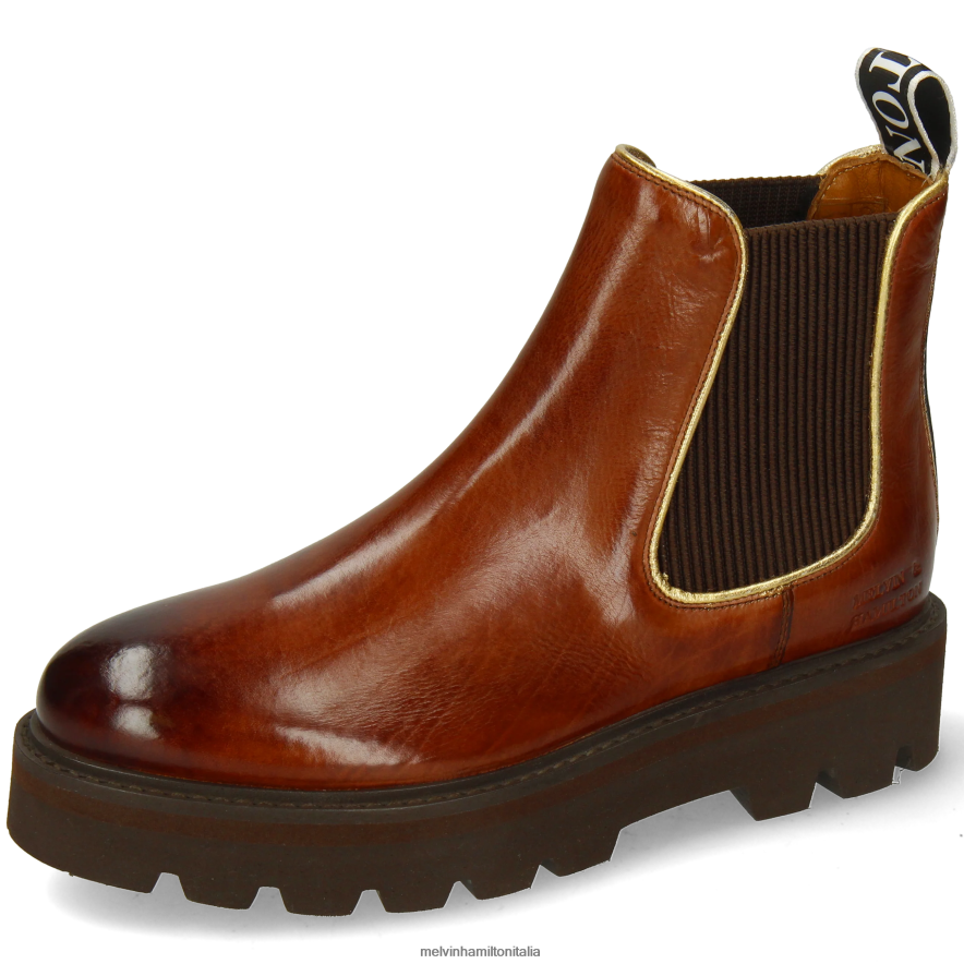 esso Melvin & Hamilton donne sibilla 6 marrone stivaletti L80P2P830