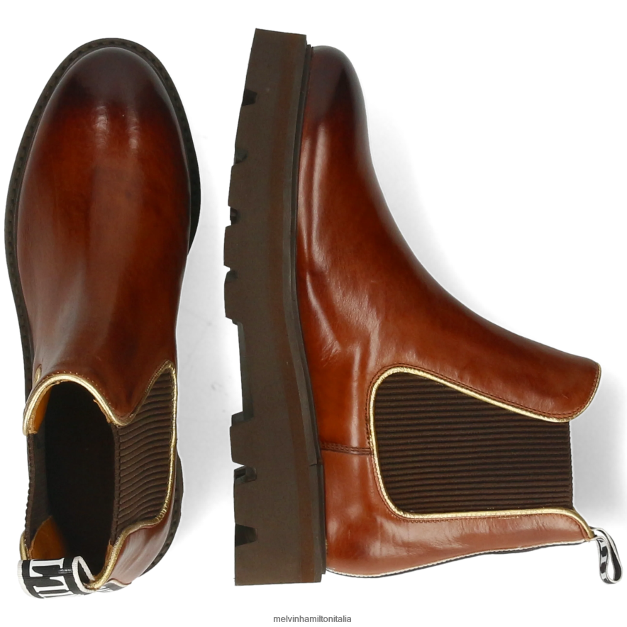 esso Melvin & Hamilton donne sibilla 6 marrone stivaletti L80P2P830