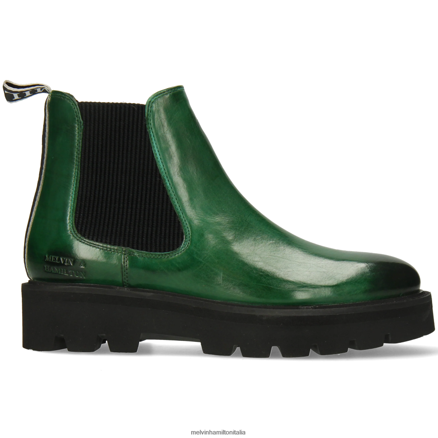 esso Melvin & Hamilton donne sibilla 6 verde stivaletti L80P2P825