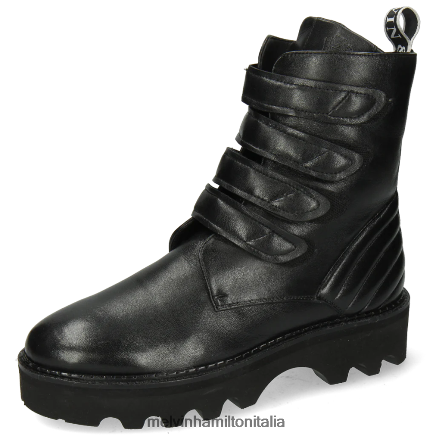 esso Melvin & Hamilton donne sibilla 7 nero stivaletti L80P2P1022
