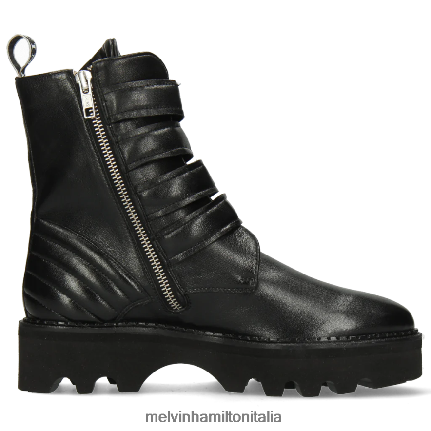 esso Melvin & Hamilton donne sibilla 7 nero stivaletti L80P2P1022
