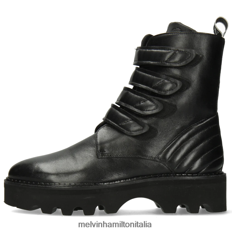 esso Melvin & Hamilton donne sibilla 7 nero stivaletti L80P2P1022