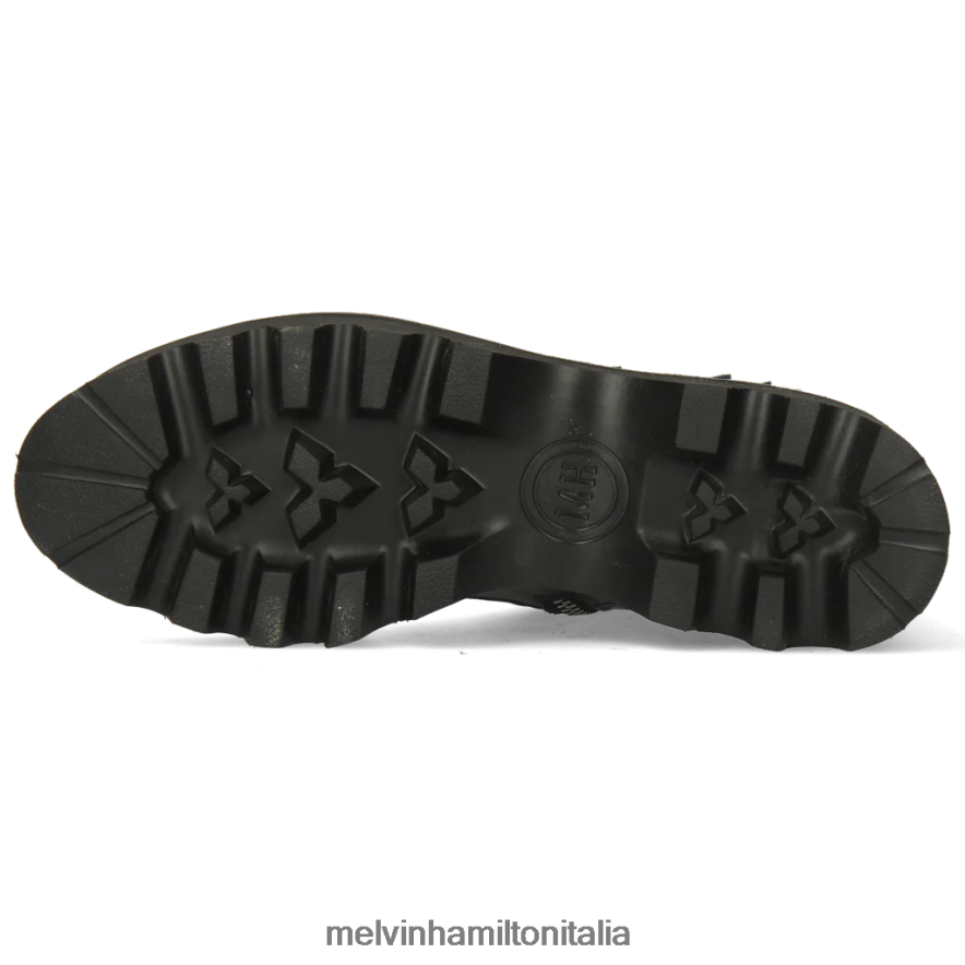 esso Melvin & Hamilton donne sibilla 7 nero stivaletti L80P2P1022