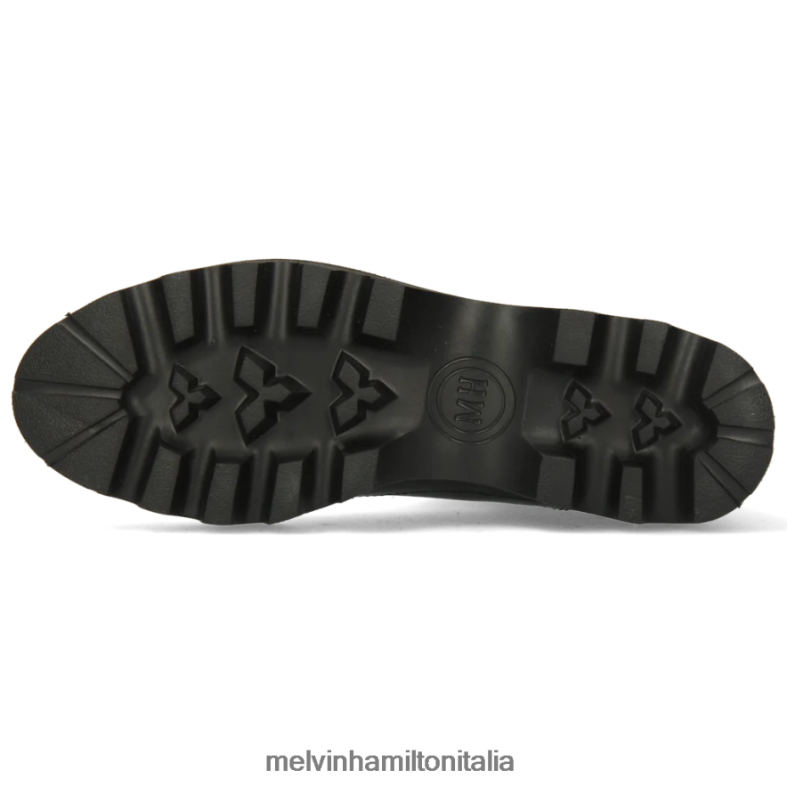 esso Melvin & Hamilton donne sibilla 8 nero stivaletti L80P2P1106