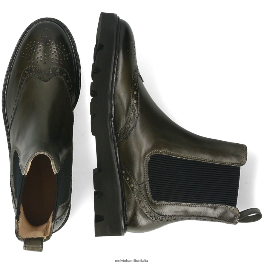 esso Melvin & Hamilton donne sortita 112 cachi stivaletti L80P2P951