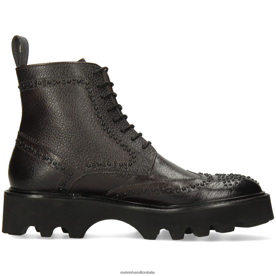 esso Melvin & Hamilton donne sortita 120 nero stivaletti L80P2P882